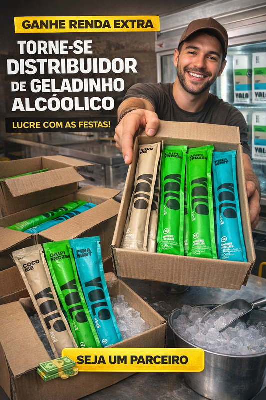 Renda Extra | Seja um revendedor de geladinho alcoólico - YOLO