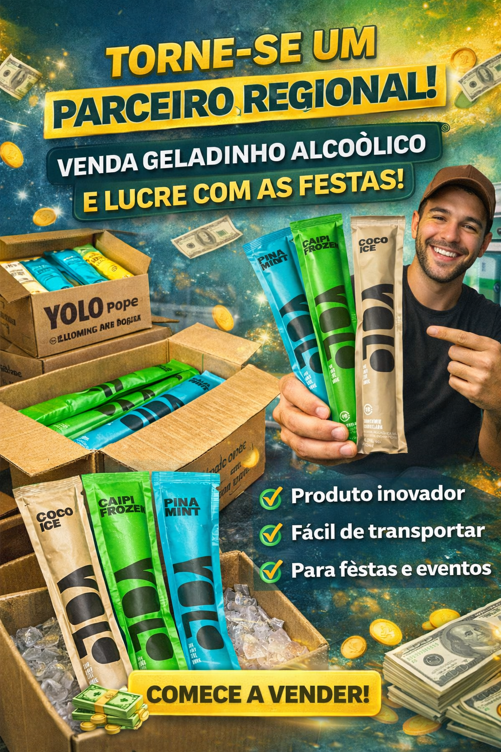 Geladinho Alcoólico para Revenda: Como Se Tornar Distribuidor e Lucrar em Eventos